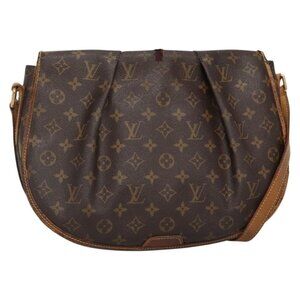 Authentic LOUIS VUITTON Monogram Menilmontant MM Shoulder Bag M40473 LV